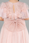 Robe de Soirée Enfants Devant Court Dos Long Poudre ABO103