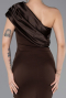 Robe De Cérémonie Midi Brun ABK2337
