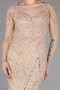 Robe de Soirée Longue Perlé Or ABU5914