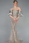 Robe Queue De Poisson Longue Menthe ABU4308