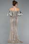 Robe Queue De Poisson Longue Menthe ABU4308