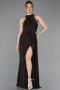 Robe de Soirée Longue Brun ABU5918