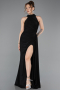 Robe de Soirée Longue Noir ABU5918
