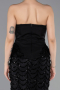 Robe de Soirée Longue Squameuse Noir ABU5919