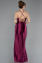 Robe De Soirée Longue Prune ABU3247
