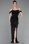 Robe de Soirée Longue Noir ABU5925