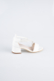 Robe de Soirée Enfants Cuir Blanc SE796