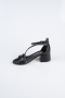 Robe de Soirée Enfants Cuir Noir SE796