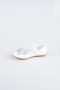 Chaussure Plate Cuir Verni Blanc ORR3100