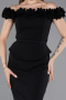 Robe de Cérémonie Midi Noir ABK2583