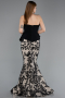 Robe Haute Couture Longue Noir ABU5954