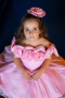 Robe de Soirée Enfants Courte Satin Rose ABK2573