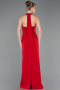 Robe de Soirée Longue Rouge ABU5971