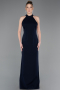 Robe de Soirée Longue Bleu Marine ABU5971