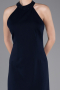 Robe de Soirée Longue Bleu Marine ABU5971