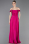 Robe de Soirée Longue Fushia ABU5938