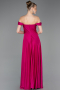 Robe de Soirée Longue Fushia ABU5938