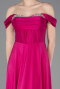 Robe de Soirée Longue Fushia ABU5938