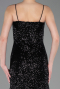 Robe Queue de Poisson Longue Noir ABU5939