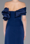 Robe De Soirée Longue Bleu Marine ABU4024