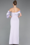 Robe De Soirée Longue Lilas ABU4024