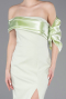 Robe De Soirée Longue Menthe ABU4024