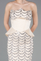 Tenue de Soirée Longue Squameuse Beige ABU5979