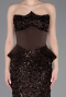 Tenue de Soirée Longue Squameuse Brun ABU5979