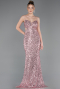 Robe de Soirée Longue Poudre ABU5980