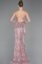 Robe de Soirée Longue Poudre ABU5980
