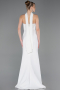 Robe de Soirée Longue Blanc ABU5981