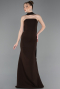 Robe de Soirée Longue Brun ABU5981