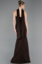 Robe de Soirée Longue Brun ABU5981