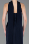 Robe de Soirée Longue Bleu Marine ABU5981
