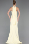 Robe de Soirée Longue Jaune ABU5981