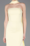 Robe de Soirée Longue Jaune ABU5981