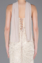 Robe de Soirée Longue Perlé Beige ABU5983