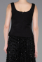 Robe de Soirée Longue Squameuse Noir ABU5986