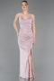 Robe de Soirée Longue Poudre ABU6008