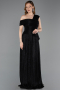 Robe de Soirée Longue Noir ABU5991