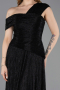 Robe de Soirée Longue Noir ABU5991