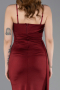 Robe de Soirée Longue Rouge Bordeaux ABU5992