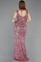 Robe De Soirée Longue Poudre ABU5281