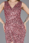 Robe De Soirée Longue Poudre ABU5281
