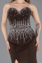 Robe de Soirée Longue Brun ABU5997