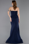 Robe de Soirée Longue Bleu Marine ABU5997