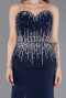 Robe de Soirée Longue Bleu Marine ABU5997