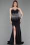 Robe de Soirée Longue Noir ABU5997