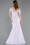 Robe de Soirée Longue Lilas ABU6002