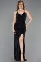 Robe de Soirée Longue Noir ABU6008